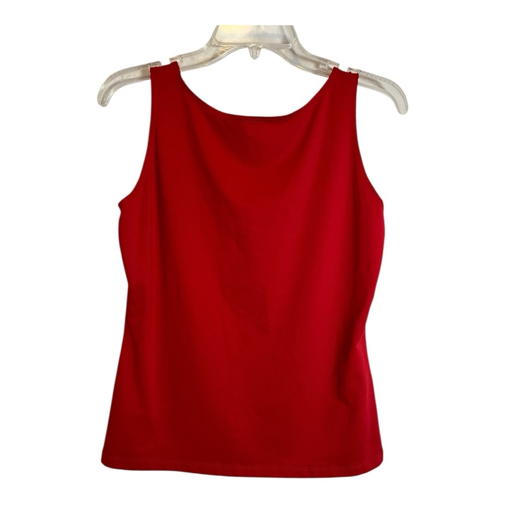 Worth New York Flame Red Front to Back Tank Size Petite